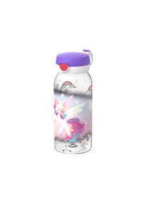 Trinkflasche Mepal "Trinkflasche mit Klappdeckel Campus 600 ml", unicorn glow, H:19,5cm, Trinkflaschen, Trinkflasche, Sp&uuml;lmaschinengeeignet