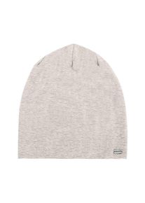 Beanie Chillouts "Pittsburgh Hat", Damen, grau (nature, grau), Baumwollmischung, M&uuml;tzen Beanie, mit weichem Baumwollmix & feiner Streifenstruktur