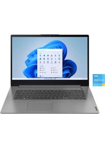 Lenovo Notebook "IdeaPad 3 17IAU7", grau (arktischgrau), 8 GB RAM 512 GB SSD, Pentium Gold, Windows 11 Home, Notebooks, Notebook