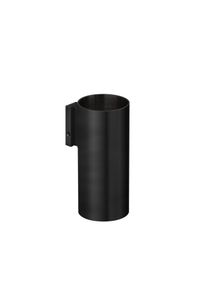 Herzbach Deep Black Zahnb&uuml;rstenhalter 23.812000.1.12 schwarz matt, Wandmontage
