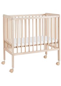 My Baby Lou Beistellbett, Buchefarben, Holz, Textil, Buche, vollmassiv, 48x83x84 cm, Sprossen im Normabstand, h&ouml;henverstellbar, Babym&ouml;bel & Kinderm&ouml;bel, Babyzimmer, Babybetten, Beistellbetten