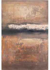 Leinwandbild KARE DESIGN "Dusty Horizon", farbe bild(er): braun, B:50cm H:80cm T:3cm, Acrylfarbe, Baumwolle, Massivholz, Bilder, Leinwandbild, verschiedene Gr&ouml;&szlig;en