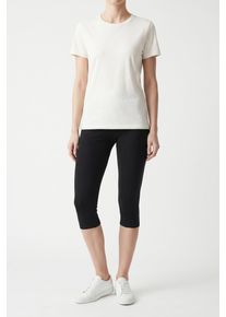 3/4-Leggings SANDGAARD "Amsterdam", Damen, Gr. 46, N-Gr, schwarz, Web, Obermaterial: 95% Viskose, 5% Elasthan, unifarben, slim fit 3/4-L&auml;nge, Hosen 3/4-Leggings, Sommer-Capri mit Elasthan