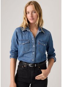 Levi's Hemdbluse LEVI'S "THE ULTIMATE WESTERN", Damen, Gr. S (36), mighty fine, Web, Obermaterial: 100% Baumwolle, regular fit normal, Manschette, Blusen Hemdbluse, mit Brusttaschen
