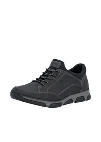 Slip-On Sneaker Rieker, Herren, Gr. 43, schwarz, Lederimitat, Schuhe Slip-On Sneaker, Schlupfschuh, Halbschuh, Slipper mit Gummizug