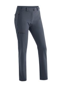 Outdoorhose Maier Sports "Latit slim W", Damen, Gr. 20, Kurzgr&ouml;&szlig;en, grau, 88% Polyester (recycelt), 12% Elasthan, Hosen Outdoorhose, Damen Wanderhose, lange Outdoor-Hose, Trekkinghose slim