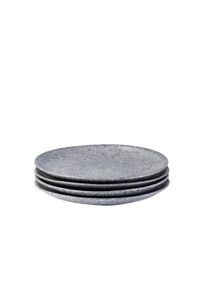 Dessertteller GIPFELST&Uuml;CK "Moos'N'Stein", grau, Speiseteller, Dessertteller