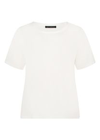 Schlupfbluse Betty Barclay "Schlupfbluse mit Rundhalsausschnitt", Damen, Gr. 38, wei&szlig; (rohwei&szlig;), Obermaterial: 97% Polyester PES. 3% Elasthan EL., Blusen Schlupfbluse