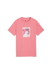 T-Shirt Puma "GRAPHIC SNEAKER TEE G", M&auml;dchen, Gr. 128, pink (wild pink), Jersey, Obermaterial: 100% Baumwolle, bedruckt, regular fit normal, Rundhals, Shirts T-Shirt, Regular Fit, Kurzarm, Rundhalsausschnitt, f&uuml;r Jugendliche