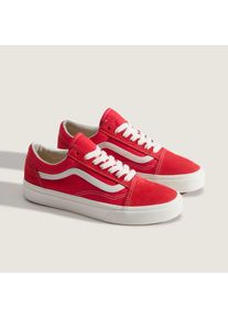 Sneaker Vans "Old Skool", Damen, Gr. 47, rot (h2d, color theory tomato), Leder, Schuhe Sneaker
