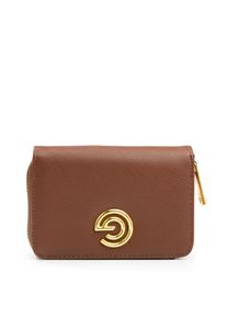 Geldb&ouml;rse GABRIELLA GUCCI "CHIARA", Damen, braun (chocolate), Lederimitat, Kleinlederwaren Geldb&ouml;rse, Damen Portemonnaie, Geldbeutel, Money Pocket mit Logo