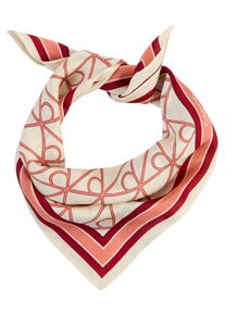 Modetuch Calvin Klein "EMBLEM AOP PRINTED BANDANA", Damen, sunfruit fun, Web, Viskosemischung, gemustert, Modet&uuml;cher Modetuch, Regular fit mit Muster
