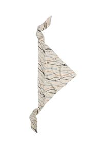 Modeschal Tommy Hilfiger "TH NAUTICAL SILK TRIANGLE", Damen, th optic wei&szlig;, Web, Seide, Modet&uuml;cher Modeschal, aus reiner Seide mit Seil-Print