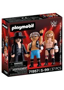 Konstruktions-Spielset Playmobil "WWE Attitude Era Multipack (71957), WWE", bunt, Spielbausteine, Kinder, Kunststoff, Konstruktions-Spielset, Made in Europe