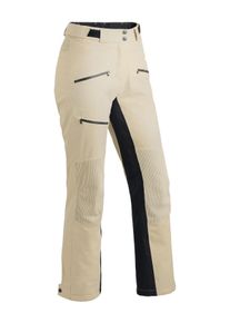 Skihose Maier Sports "Whiteglam Pants W", Damen, Gr. 40, Normalgr&ouml;&szlig;en, beige, 100% Polyester, Hosen Skihose, Damen Schneehose atmungsaktiv und wasserdicht Regular Fit