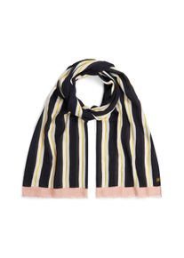 Modeschal Tommy Hilfiger "TH ELEVATED CHIC SCARF", Damen, space blau stripe, Web, Baumwollmischung, gemustert, Modet&uuml;cher Modeschal