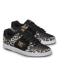 Schn&uuml;rschuh DC Shoes "Manteca", Herren, Gr. 8(40,5), cheetah print, Obermaterial: Leder (Kuh) / Futter: Textil / Au&szlig;ensohle: Gummi., Schuhe Schn&uuml;rschuh
