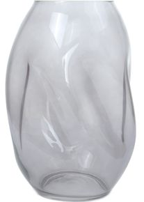 Dekovase Kayoom "Glasvase Sidney 425", grau, B:15cm H:25cm T:15cm &Oslash;:0cm, Glas, Vasen, Dekovase