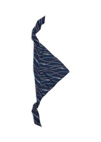 Modeschal Tommy Hilfiger "TH NAUTICAL SILK TRIANGLE", Damen, yale navy, Web, Seide, bedruckt, Modet&uuml;cher Modeschal, aus reiner Seide mit Seil-Print