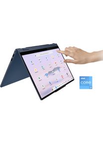 Lenovo Chromebook "Chromebook Plus 2in1 14ITN10 Convertible", blau (cosmic blau), 8 GB RAM, Core 3, ChromeOS, Notebooks, ChromeOS, Chromebook