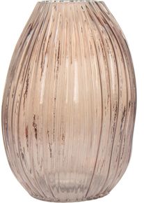 Dekovase Kayoom "Glasvase Sidney 125", braun, B:16cm H:25cm T:18cm &Oslash;:0cm, Glas, Vasen, Dekovase