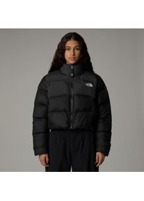 Steppjacke The North Face, Damen, Gr. M, schwarz (tnf schwarz, asphalt grau), Steppware, Obermaterial: 100% Polyester, unifarben, hoch geschlossener Ausschnitt, Jacken Steppjacke, mit Rei&szlig;verschluss, winddichtes Obermaterial aus Polyester