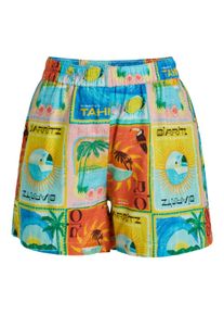 Bermudas Roxy "Atlas Sunburn Tones", Damen, Gr. S, atlas atlas print, Obermaterial: 60% Baumwolle, 40% Viskose., Hosen Bermudas