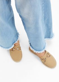 Espadriller med sp&auml;nne - beige - storlek 38 - bonprix