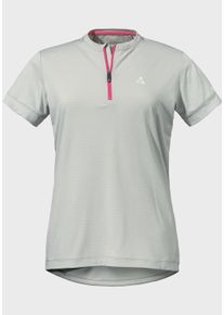Sch&ouml;ffel Radtrikot SCH&Ouml;FFEL "Shirt Udine L", Damen, Gr. 38, grau (9180, grau), Oberstoff : 100% Polyester, Trikots Radtrikot