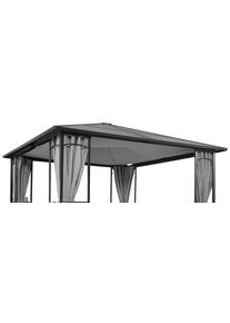 Sonnensegel Konifera "Valencia", grau, B:300cm T:400cm, Polyester, Sonnensegel, Sonnensegel, BxT: 300x400 cm f&uuml;r Pavillon Barbados