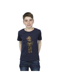 Marvel Jongens Ik Ben Groot Golf Positie T-Shirt (Marineblauw)