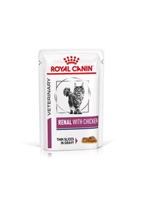Royal Canin Veterinary RENAL HUHN Nassfutter f&uuml;r Katzen 48x85g