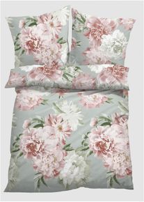bonprix Lenjerie de pat din linou, alb, 1x 80/80 cm, 1x 135/200 cm