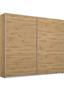 Schwebet&uuml;renschrank Rauch "AURELIO Kleiderschrank Garderobe", braun (eiche artisan), B:218cm H:210cm T:59cm, Holzwerkstoff, Schr&auml;nke, Schwebet&uuml;renschrank, 3 verschiedene Ausstattungsvarianten Griffe aus Metall MADE IN GERMANY