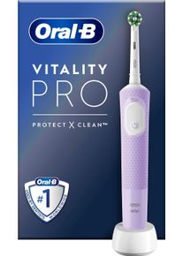 Elektrische Zahnb&uuml;rste Oral-B "Vitality Pro", lila (violett), Elektrozahnb&uuml;rstenB:3,5cm H:24cm T:3,5cm, Kunststoff, Elektrische Zahnb&uuml;rste, 3 Putzmodi, B:3,5cm H:24cm T:3,5cm