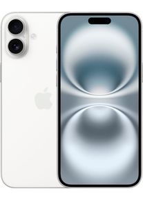 Apple Smartphone "iPhone 16 Plus", Energieeffizienz: B, wei&szlig;, 128 GB, Mobiltelefone, Smartphone