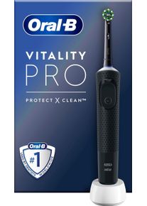 Elektrische Zahnb&uuml;rste Oral-B "Vitality Pro", schwarz, Elektrozahnb&uuml;rstenB:3,5cm H:24cm T:3,5cm, Kunststoff, Elektrische Zahnb&uuml;rste, 3 Putzmodi, B:3,5cm H:24cm T:3,5cm
