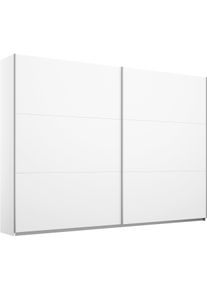 Schwebet&uuml;renschrank Rauch "AURELIO Kleiderschrank Garderobe", wei&szlig; (alpinwei&szlig;), B:261cm H:210cm T:59cm, Holzwerkstoff, Schr&auml;nke, Schwebet&uuml;renschrank, 3 verschiedene Ausstattungsvarianten Griffe aus Metall MADE IN GERMANY