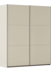 Schwebet&uuml;renschrank Rauch "AURELIO Kleiderschrank Garderobe", beige (beige (champagner)), B:175cm H:210cm T:59cm, Holzwerkstoff, Schr&auml;nke, Schwebet&uuml;renschrank, 3 verschiedene Ausstattungsvarianten Griffe aus Metall MADE IN GERMANY