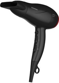 Haartrockner Grundig "HD 3700 B", rot (schwarz, kirschrot), HaartrocknerB:16,5cm H:19,5cm T:8,6cm, Kunststoff, Metall, Haartrockner, 1800W Haartrockner mit Keramikschutz & pr&auml;ziser Stylingd&uuml;se, B:16,5cm H:19,5cm T:8,6cm