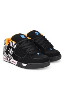 Sneaker DC Shoes "Command", Damen, Gr. 9,5(41), schwarz, multi, wei&szlig;, Obermaterial:52.53% Leder + 47.47% Synthetic., Schuhe Sneaker