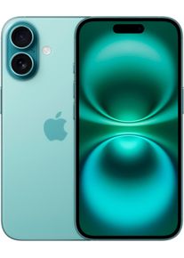 Apple Smartphone "iPhone 16", Energieeffizienz: B, gr&uuml;n (blaugr&uuml;n), 128 GB, Mobiltelefone, Smartphone