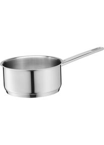 Kasserolle WMF "Compact Cuisine", grau (edelstahl), B:18cm H:10,2cm L:33,2cm &Oslash;:16,5cm, T&ouml;pfe, Kasserolle, platzsparend stapelbar, w&auml;rmereduzierender Hohlgriff, Innenskalierung