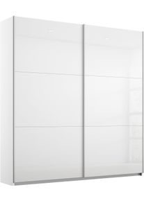 Schwebet&uuml;renschrank Rauch "AURELIO Kleiderschrank Garderobe", wei&szlig; (alpinwei&szlig;, hochglanz wei&szlig;), B:175cm H:210cm T:59cm, Holzwerkstoff, Schr&auml;nke, Schwebet&uuml;renschrank, 3 verschiedene Ausstattungsvarianten Griffe aus Metall MADE IN GERMANY