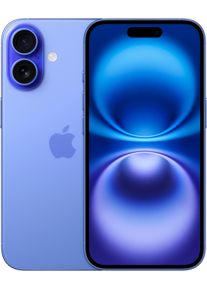 Apple Smartphone "iPhone 16", Energieeffizienz: B, blau (ultramarin), 128 GB, Mobiltelefone, Smartphone