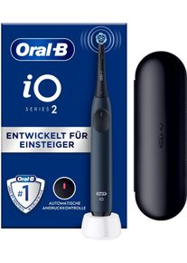 Elektrische Zahnb&uuml;rste Oral-B "iO Series 2", blau (ocean blau), Elektrozahnb&uuml;rsten, Elektrische Zahnb&uuml;rste, f&uuml;r die ultimative Reinigung, Reise-Etui