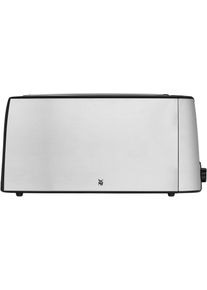 WMF Toaster "Bueno Pro, Doppel-Langschlitz-Toaster, XXL Toast, Br&ouml;tchenaufsatz", silber (edelstahlfarben), B:39cm H:19,5cm T:18,4cm, Toaster, 6 Br&auml;unungsstufen, Brotzentrierung, Kr&uuml;melschublade, Cromargan Geh&auml;use, Toaster