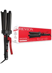Welleneisen Revlon "Wave Master", schwarz, Gl&auml;tteisenB:14cm H:38cm T:6cm, Welleneisen, Jumbo-Welleneisen, B:14cm H:38cm T:6cm