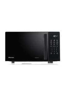 HISENSE , Schwarz , Metall, Glas , 45.5x26.1x32.6 cm , Digitaldisplay, Auftaufunktion nach Gewicht oder Zeit, elektronisches Bedienfeld, LED-Display, Automatik-Kochprogramme, Signalton, Keramikboden, Timerfunktion, Kindersicherung ,