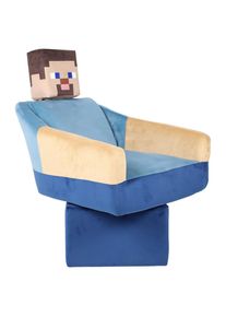 Minecraft , Blau, Mehrfarbig , Textil , Gaming , 69x96x75 cm , Sitzfl&auml;che 360&deg; drehbar, inklusive Armlehnen ,
